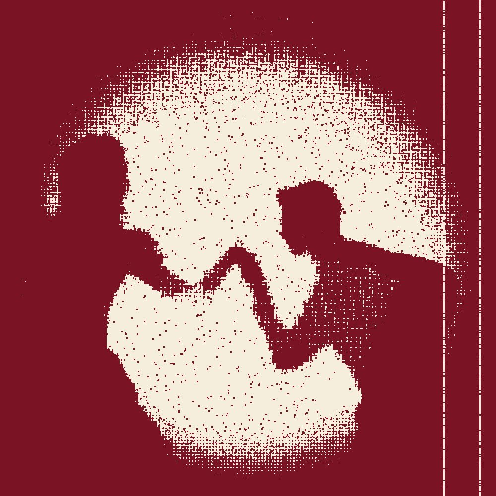 Two dancers in the spot, photocopied from the Velvet Gull’s opening-night polaroid